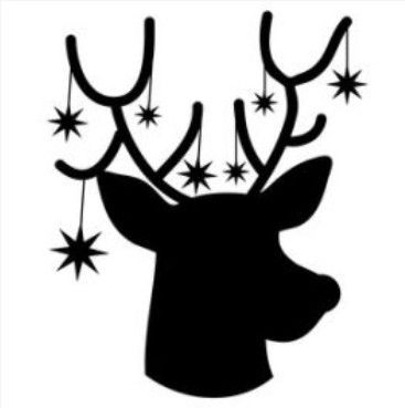 Deer Vinyl Decal Sticker 4"