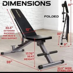 Weight Bench New
