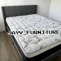 New Queen Bed Frame With MATRESS 