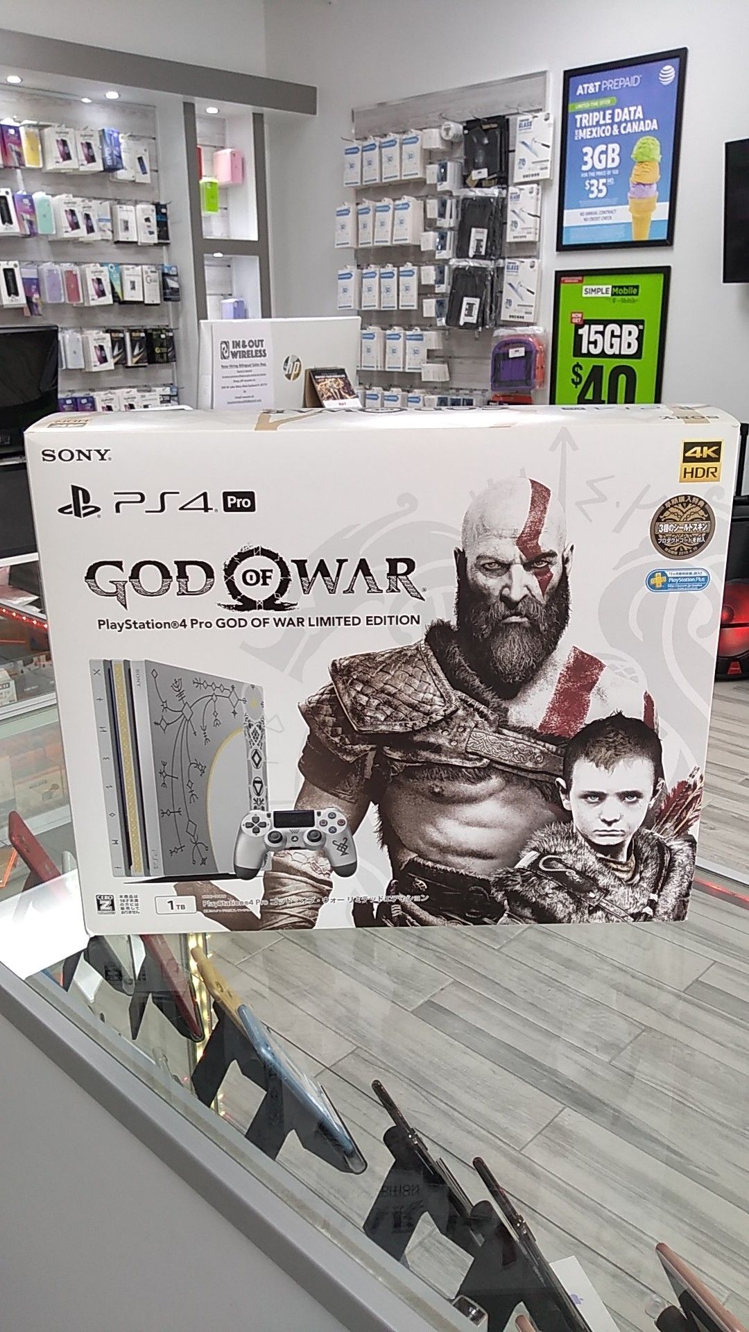 PS4 Pro God of war Limited edition