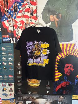 Vintage Back to Back MVP Shaq Tshirt 2001 L