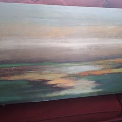 Canvas Sunset Painting