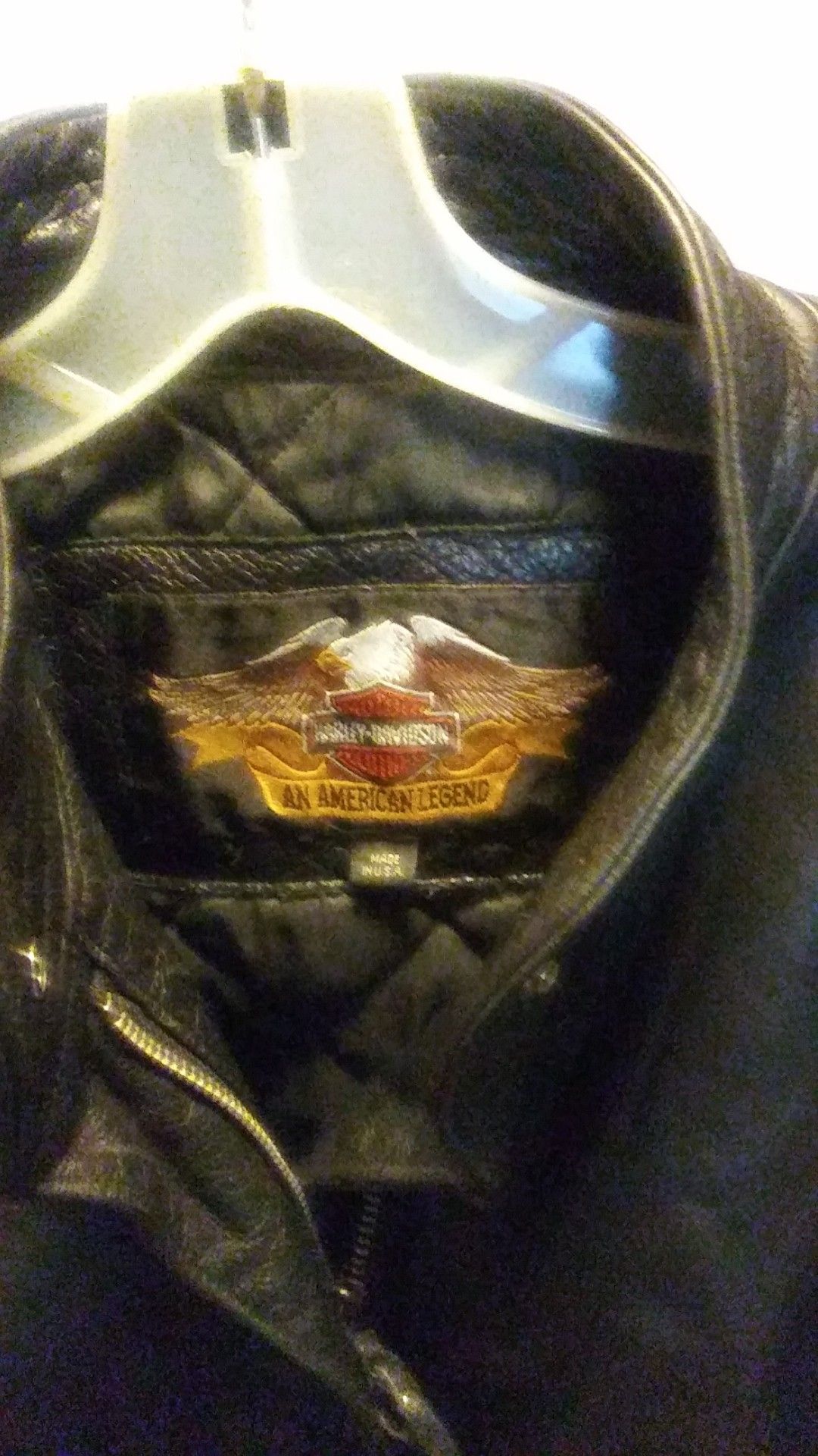 Lady's Harley d fringed leather jacket very nice 🇺🇸 made lined for comfort . make offer on patches