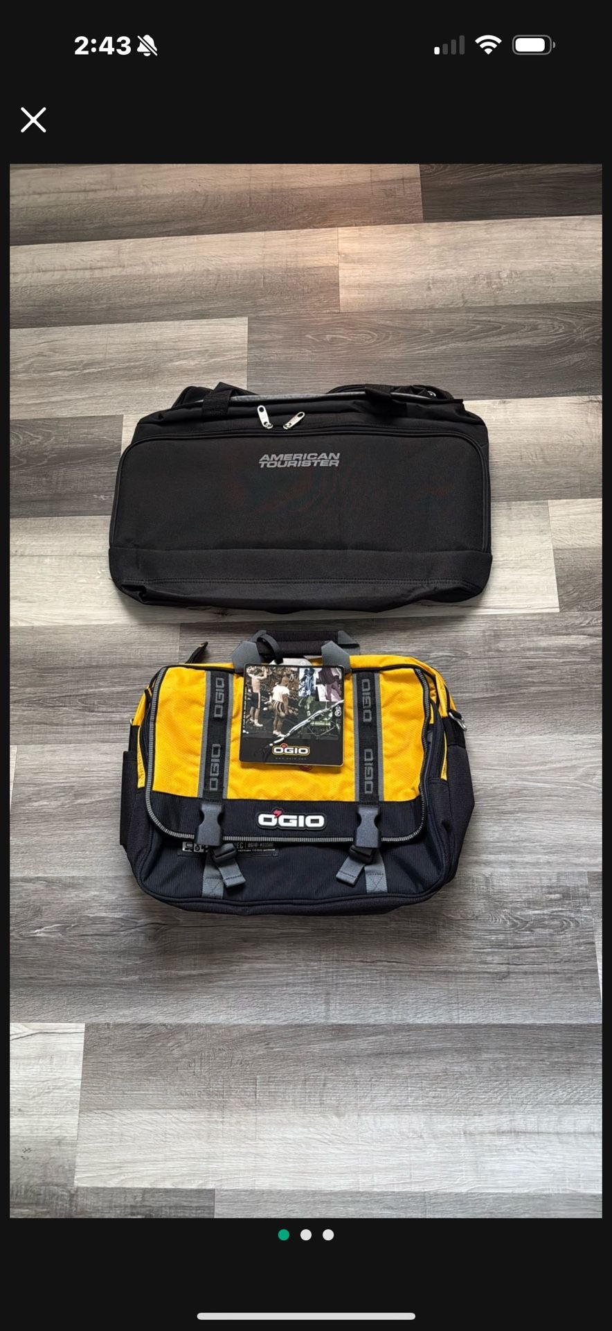 New, Both Only $15.00, American Tourister Duffle Bag And OGIO Messager Bag 