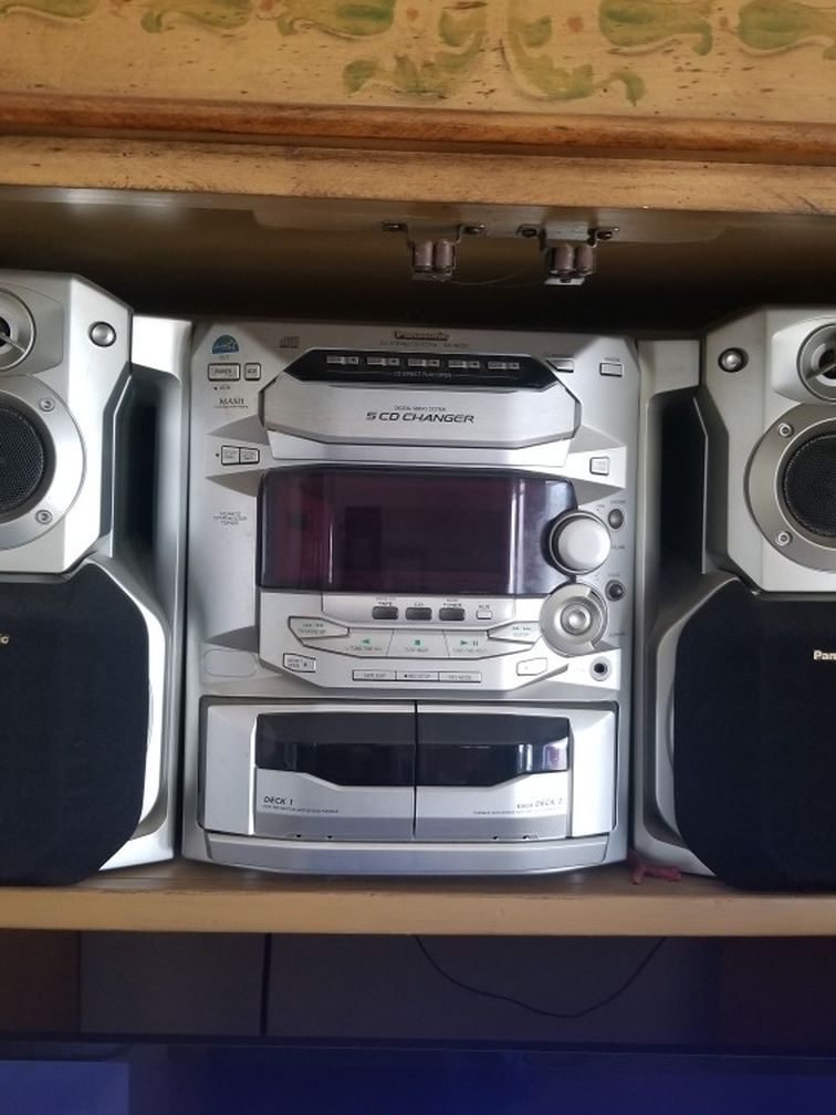 Panasonic CD Tape Player