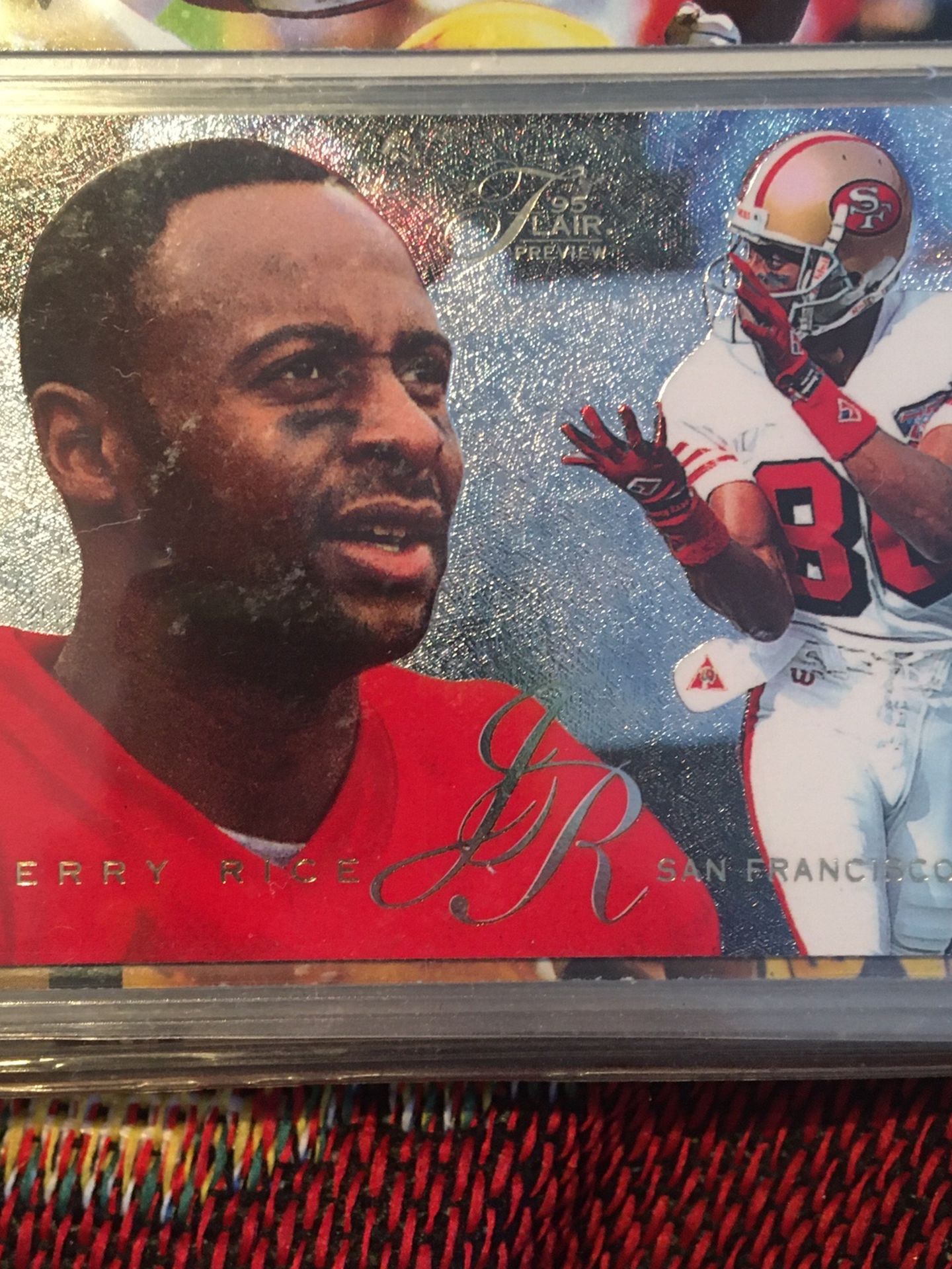 Jerry Rice Fleer Card