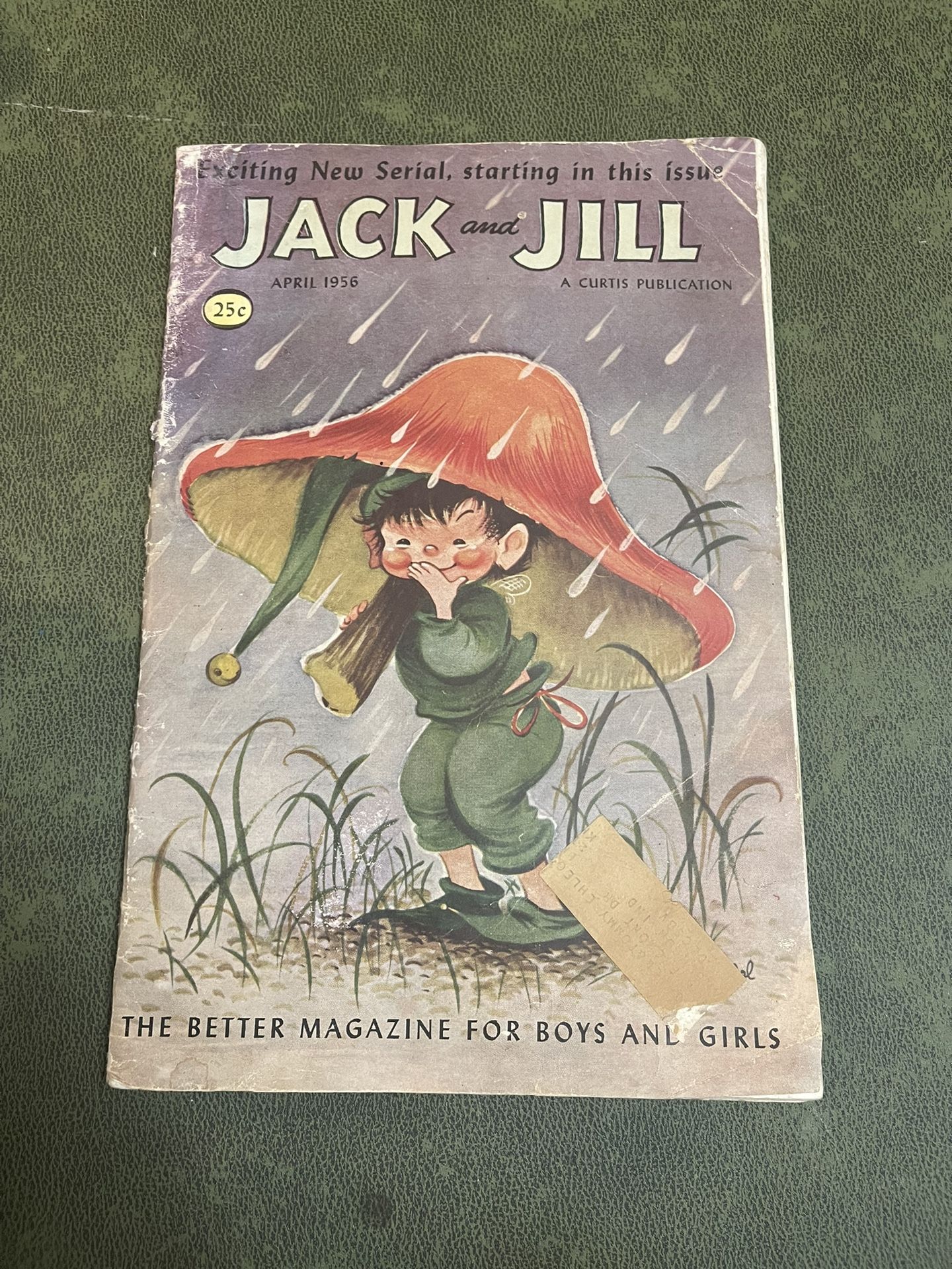 Vintage "Jack and Jill" Children's Magazine dated April, 1956