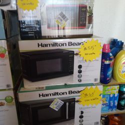 Microwave Hamilton Beach New 700w $45. 900 W $55 .1000 W $65 . Firm. Hornos De Microondas Nuevos En Caja Precio Firmes