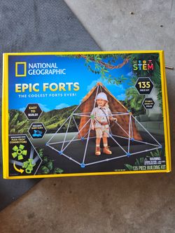 Brand new, unopened fort building kit