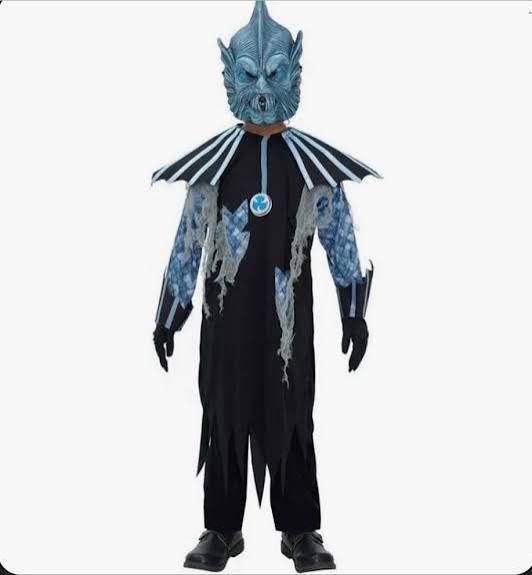 Sea King Monster Kids Halloween Costume With Mask 