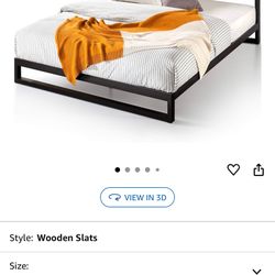 Full Metal Bed Frame. Mint Conditions