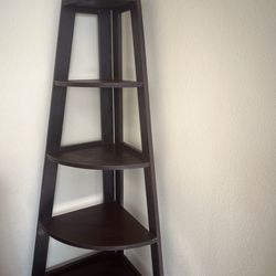Used - Corner Bookshelf (dark brown)