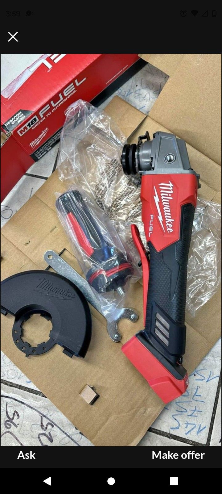 MILWAUKEE FUEL GRINDER NEW NOT NEGOTIABLE LOWBALLERS