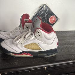 size 6 jordans 5s  retro gs