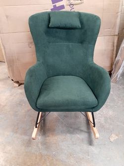 New assembled rocker chair baby relax velvet