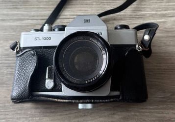 Argus Cosina STL1000 SLR Camera w/ Cosinon Auto 50mm f/1.7 Lens Untested