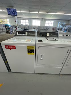 Speed Queen Commercial Heavy Duty + Sanitize +Steam + Pet Plus Gas Dryer /7 Years Warranty