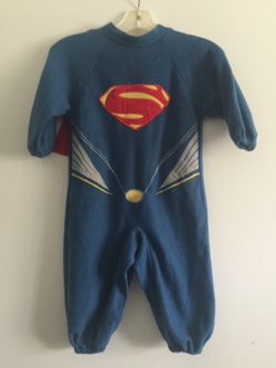 Infant superman costume Halloween