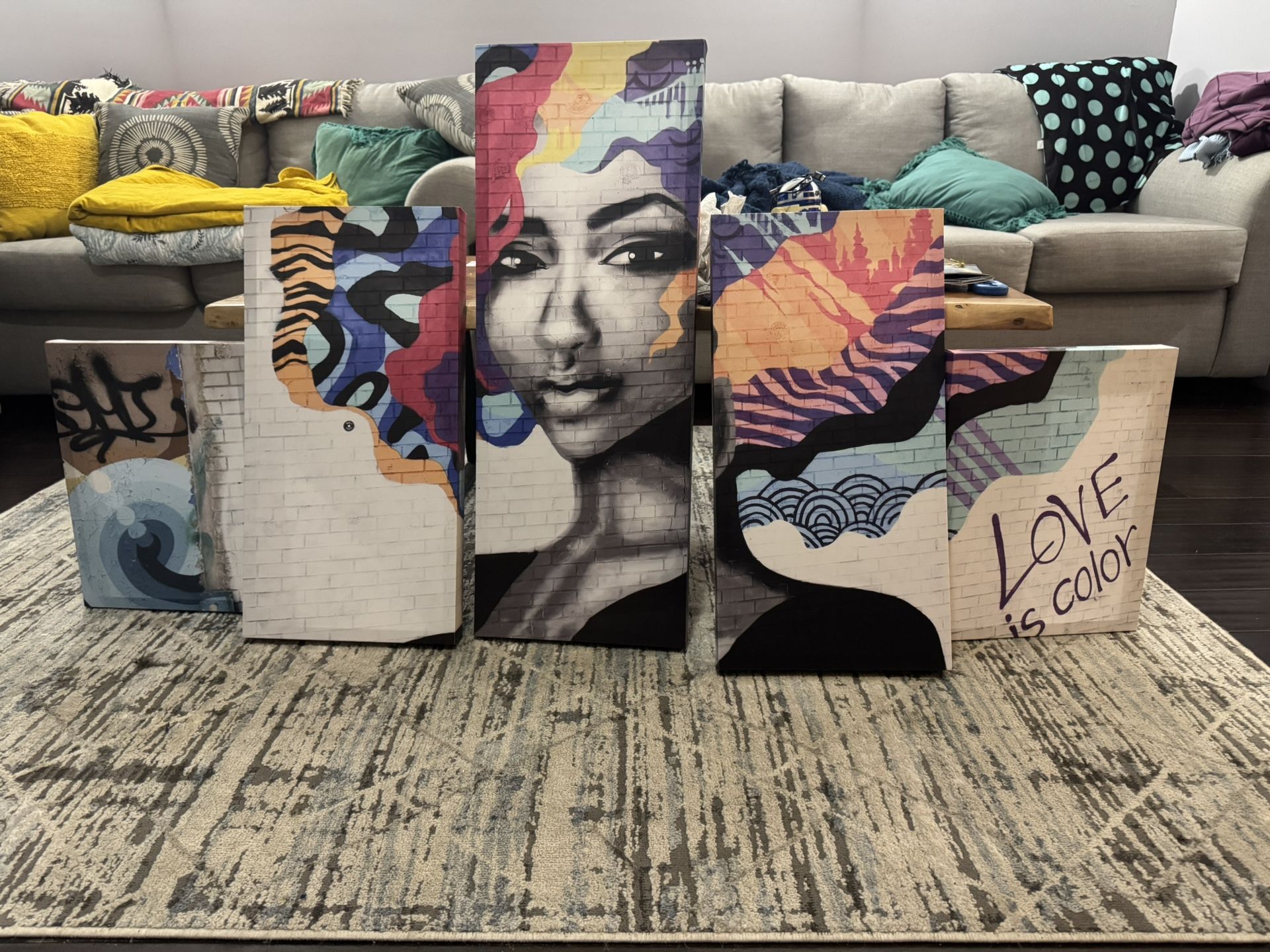 Colorful Lady Canvas