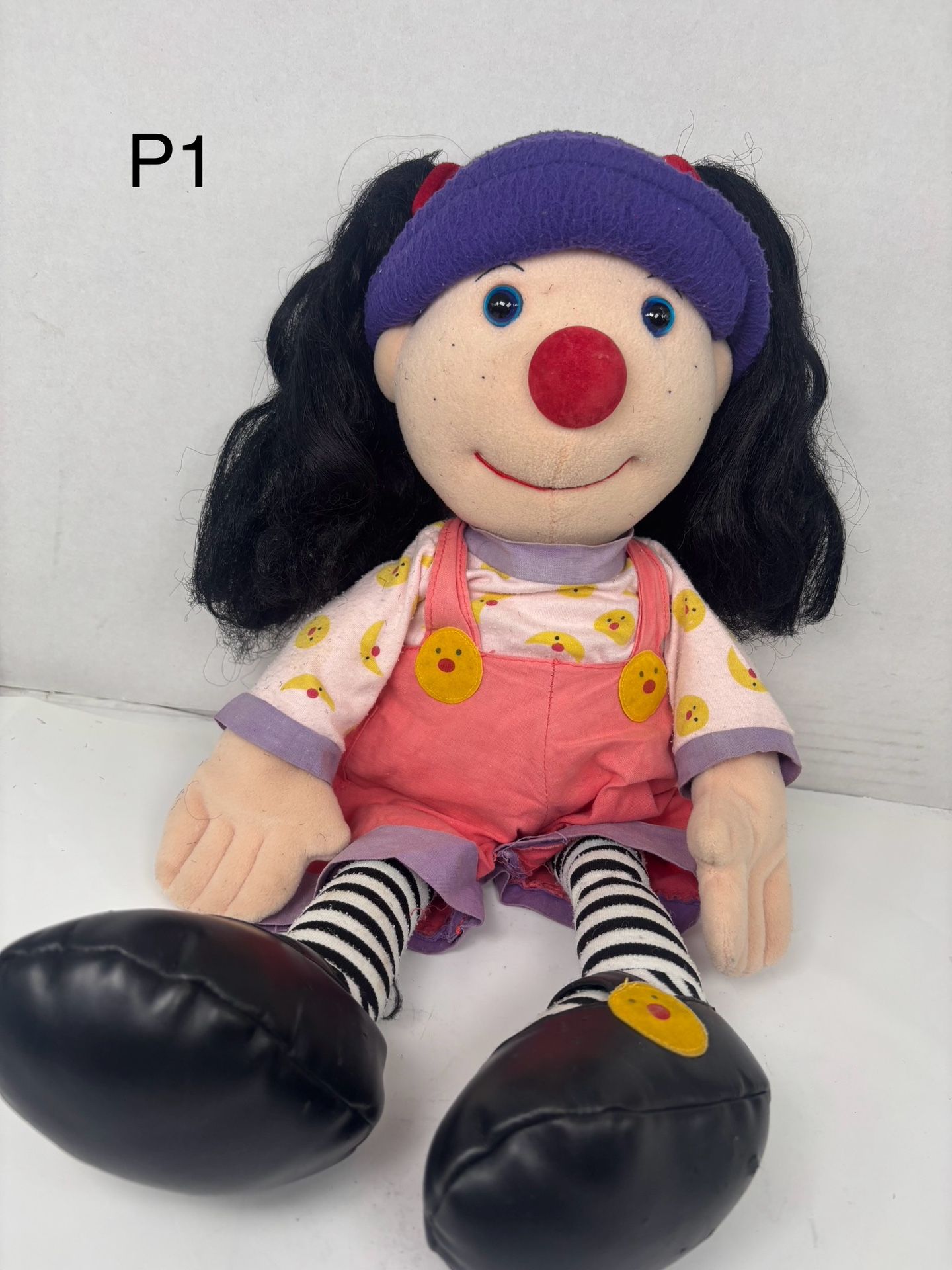 Vintage 90s Big Comfy Couch Loonette Doll Molly's Friend Doll Plush Stuffed 18”