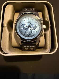 Reloj Fossil pantalla azul