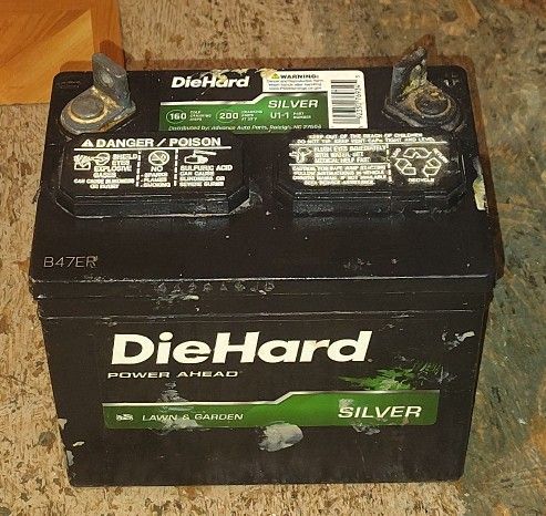 Die Hard Mower Battery