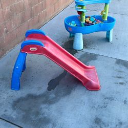 Free Toddler Slide And Water Play Table