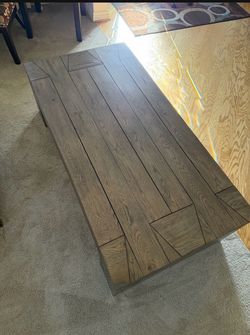 Quince Reclaimed Oak Waterfall Coffee Table 60” x 30”