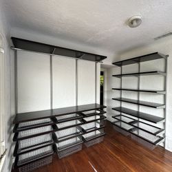 Elfa Shelves, Drawers & Hanging Closet System - Shelves & Storage