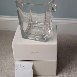 Vintage Kate Spade Lenox Crystal Ice Bucket 