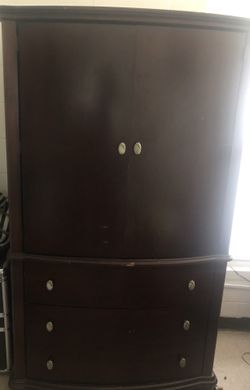 Tv stand with a dresser attached And Dresser 