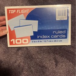 5x8 Index Cards
