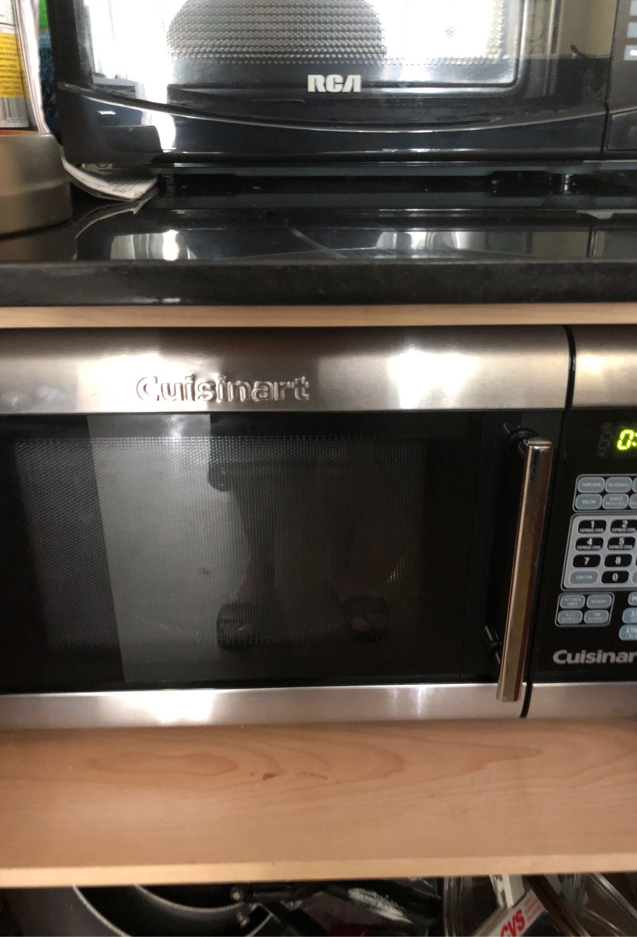 Cuisanart stainless steel 1000 watt microwave,stainless interior20x14x12 10 power levels,many other high end features