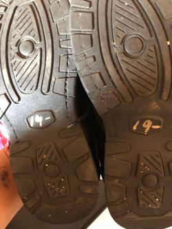 Little boys leather shoes