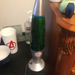 Nostalgic Vibe Red And Green Lava Lamps 