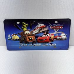 Disney License Plate - Cars - This Is How We Roll