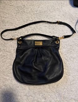 Marc by Marc Jacobs Hillier Hobo Women Large Black Leather Crossbody