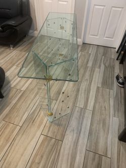 Glass table