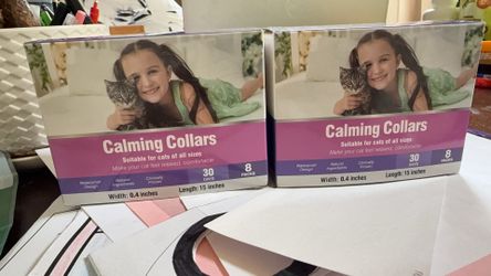 Tcllka Calming Collar for Cats 16 PK Cat Stress and Anxiety Relief Pheromone Calming Collar for Cats Anti Aggression for Cats Cat Calming Collars