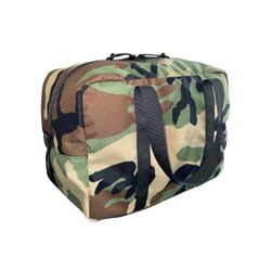 Coser Group USA Made 18.4 L Gym Travel EDC Trunk Duffle Bag, 500D Woodland M81 