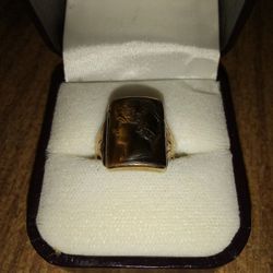 Antique Tiger's Eye Ring