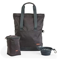 Reddy Weekender Bag for Dogs, 13 L X 6 W X 19 H, Medium, Black