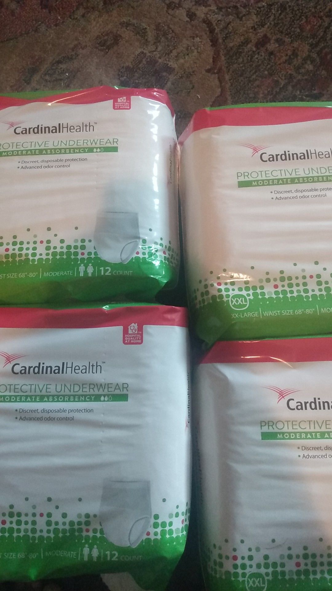Adult XXL disposable diapers.