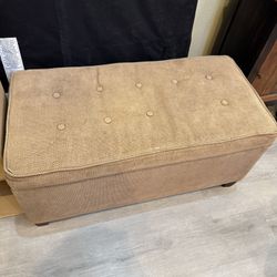Brown ottoman