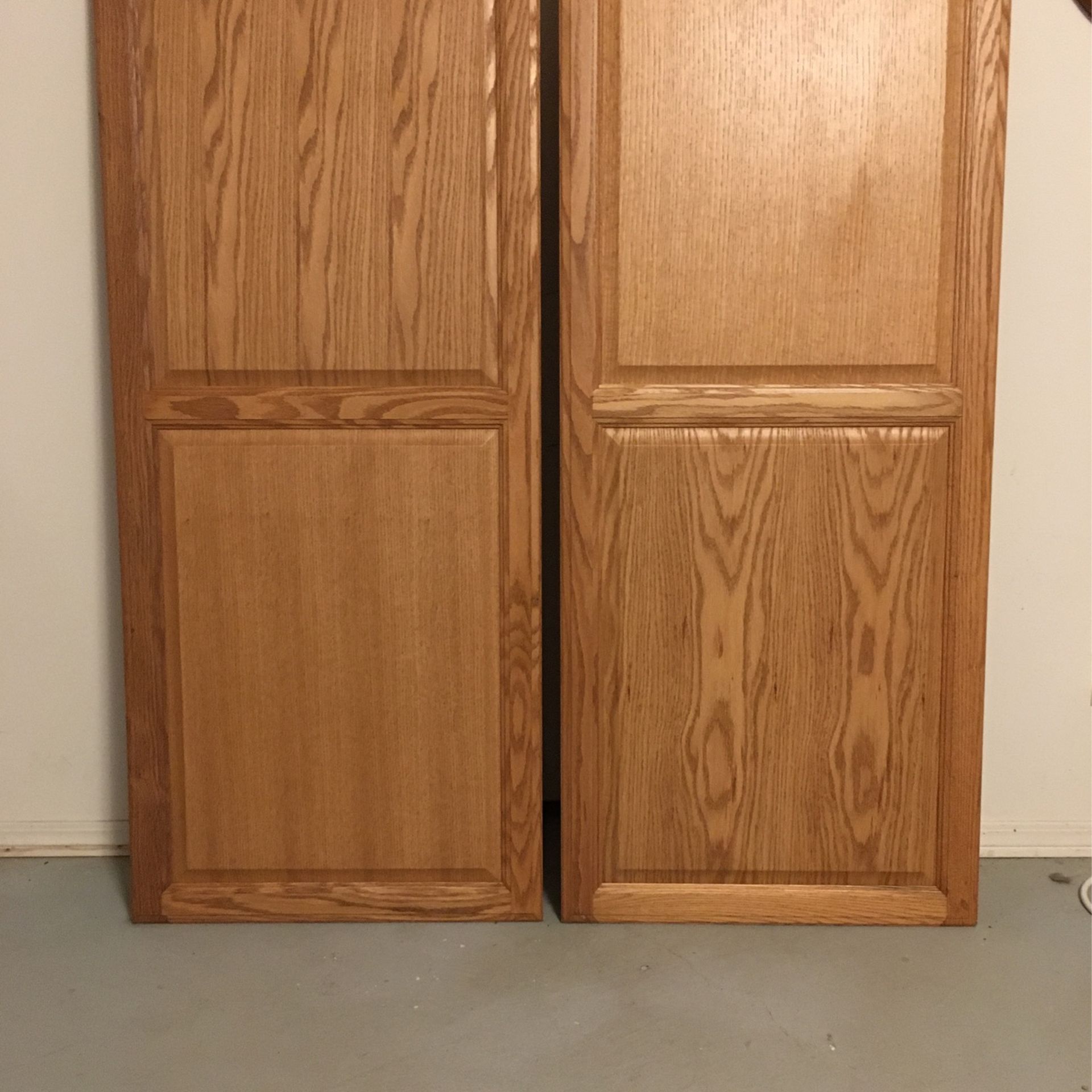 PAIR Finished Oak doors 55"x22" for Sale in Wichita, KS OfferUp