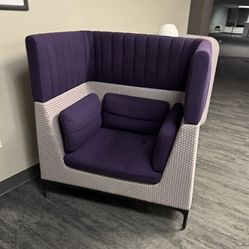 Allermuir Haven high-back lounge chair 