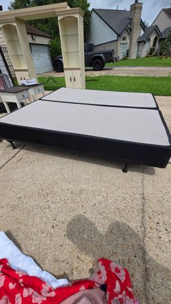 King size box spring and base
