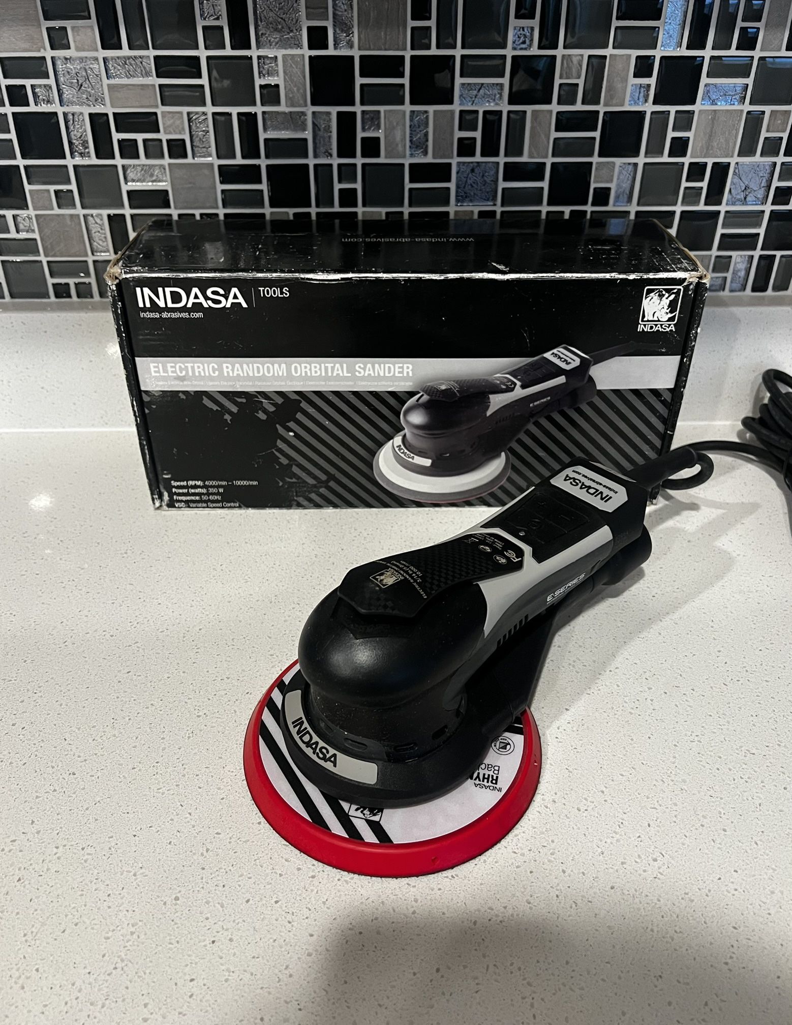 INDASA ELECTRIC RANDOM ORBITAL SANDER