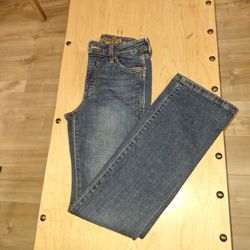 Wrangler 25x34 Dark Stretch, Boot Cut Denim