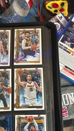 Nikola, Jokić and Jamal Murray basketball cards Nikola, Jokić and Jamal Murray basketball cards